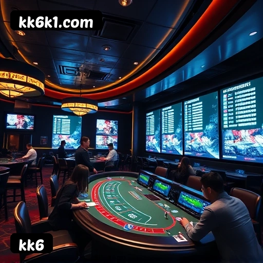 Aplicativo móvel kk6 para iOS e Android